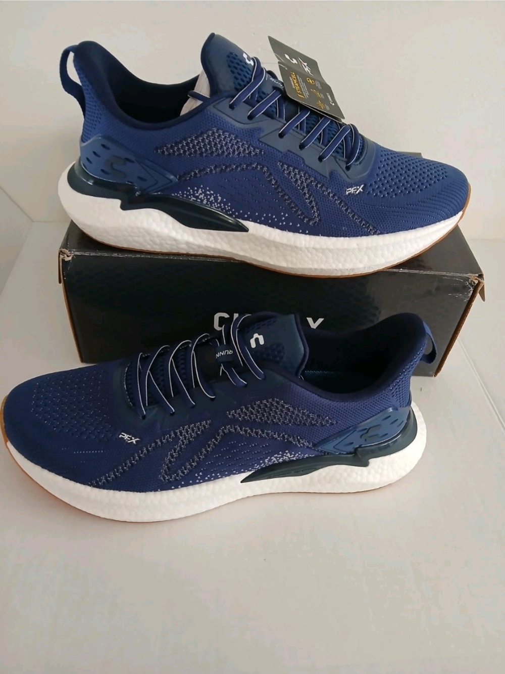 Charly Men's Electrico Running Shoe Navy Color New Sizes 9.5  $45 - Picture 7 of 12